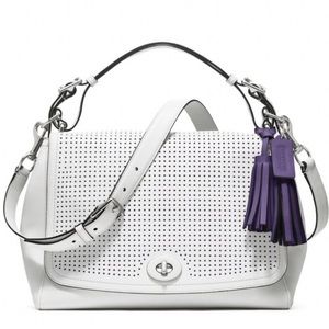 COACH Legacy Perforated Leather Romy Bag✨